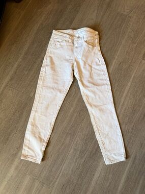 Goldsign white Cream Skinny Jeans sz 25